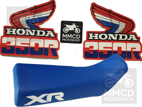Calcos Tanque Para Honda Xr350 Xr 350 1985 + Funda Asiento en CABA