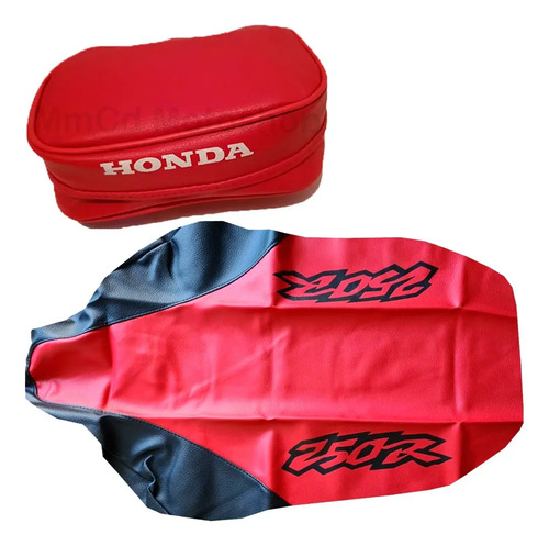 Funda Asiento Tapizado Cartuchera Bols Honda Xr250 Xr 250 98 Rojo en CABA