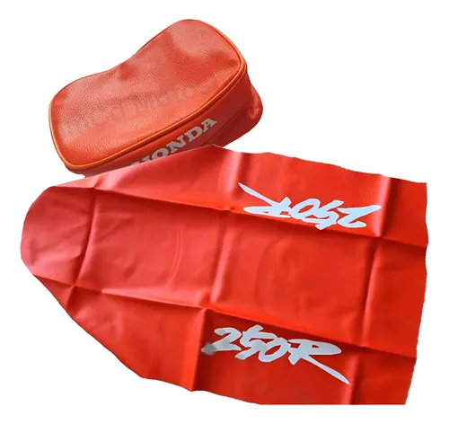 Funda Asiento Tapizado + Bolso Para Xr 250 Xr250 93 Naranja Oscuro