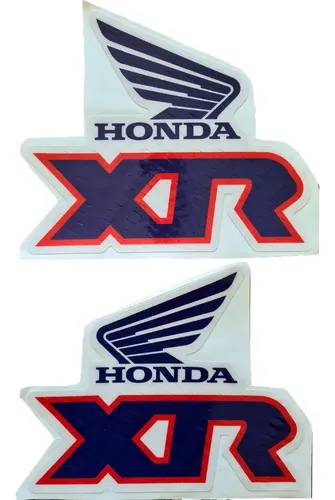 Calcos Graficas Para Tanque Honda Xr80r 91 Brilloso Gruesos en CABA