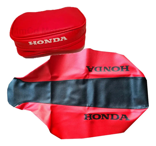 Funda Asiento Tapizado + Bolso Para Honda Xr400r Xr 400 2002 Rojo en CABA