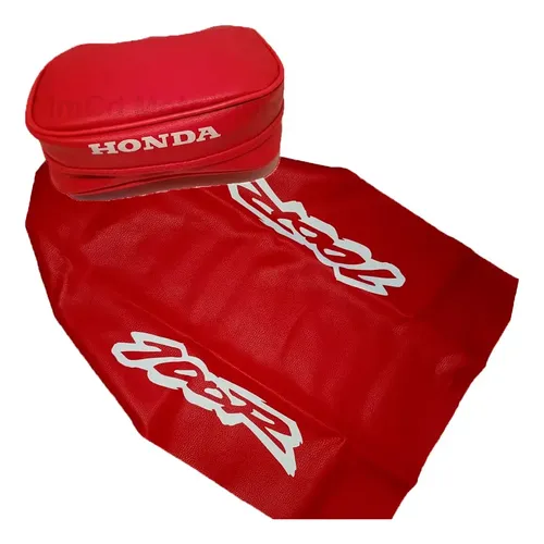 Tapizado Funda + Bolso Cartuchera Honda Xr100 Xr 100 95 Rojo Rojo en CABA