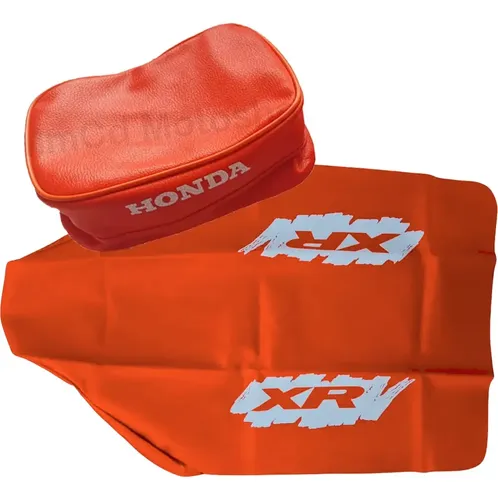 Funda Asiento Tapizado Bolso Cartu Honda Xr600r Xr 600 1990 Naranja Oscuro