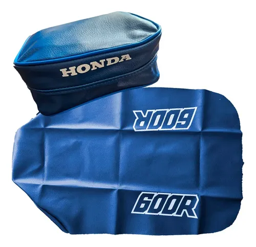 Funda Asiento Tapizado Bolso Cartu Honda Xr 600 Xr600 87 Azu Azul