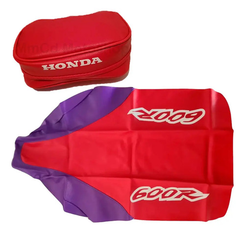 Funda Asiento Tapizado Bolso Cartu Honda Xr600r Xr 600 1996 Rojo