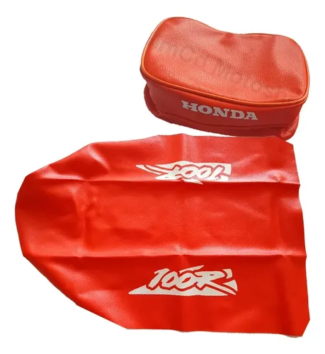 Tapizado Funda + Bolso Cartuchera Honda Xr100 Xr 100  1994 Naranja en CABA