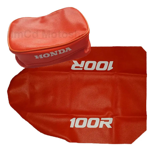Honda Xr100 Xr 100 1992 Funda Tapizado + Bolso Cartuchera Naranja en CABA