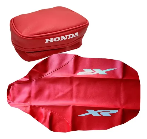 Funda Asiento Tapizado + Bolso Honda Xr400r Xr 400 2001 Rojo Rojo en CABA