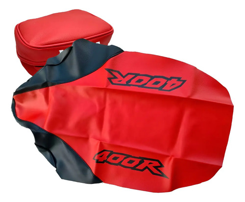 Funda Asiento Tapizado + Bolso Para Xr400r Xr 400 Xr400 1999 Rojo en CABA