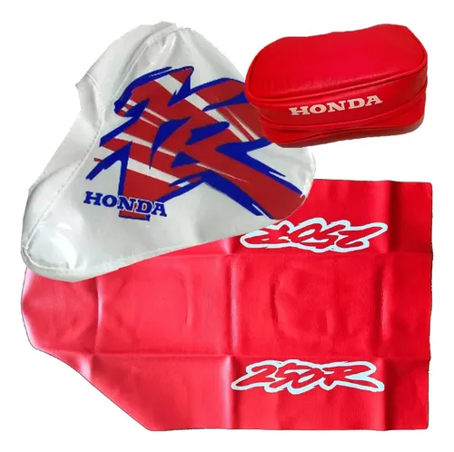 Funda Asiento Funda Tanque Y Bolso P/ Honda Xr250 Xr 250 95 Rojo