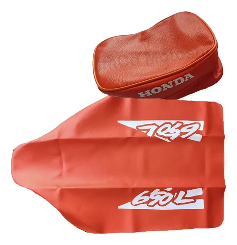 Funda Asiento Y Bolso Honda Xr650l 94 Naranja Simil Original Naranja Oscuro en CABA