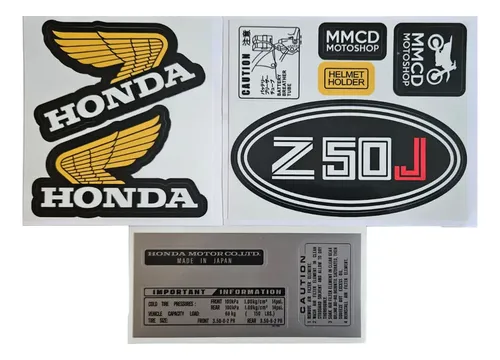 Graficas Calcos Stickers Honda Z50 Z50j Z 50 Monkey 1980 82 en CABA