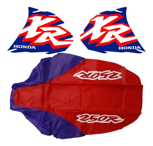 Gráficas Y Funda Asiento Tapizado P Honda Xr 250 Xr250r 1996 Violeta Oscuro