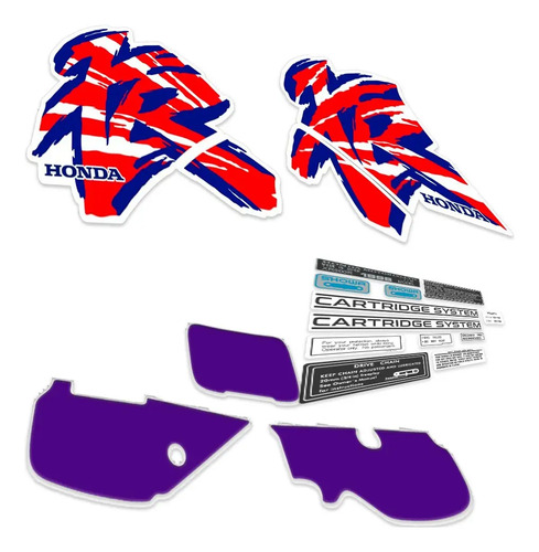 Kit Calcos Graficas Completo Honda Xr 600 Xr600 1995 95