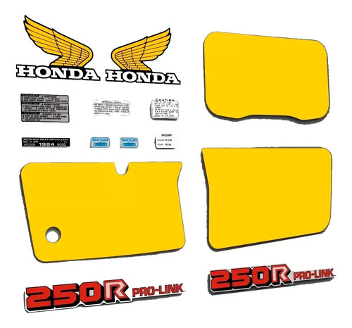 Gráficas P/ Honda Xr250r Xr 250 1984 Estilo Original Vintage
