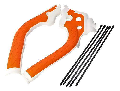Cubre Cuadro Naranja Blanco Para Ktm Sx Sxf Exc 2016-2022 Naranja