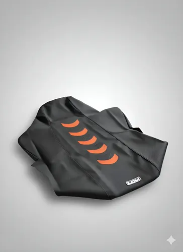 Funda Asiento Lcm Yamaha Banshee 350 Lcm Negra Gajos Naranja Negro en CABA