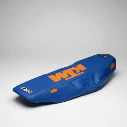 Funda Asiento Grip Para Ktm Sx / Exc 2017 18 Azul Naranja Azul