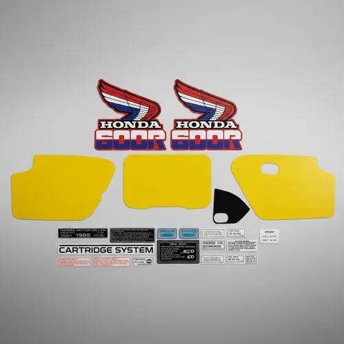 Kit Calcos Completos Para Xr600 Xr 600 Xr600r 1985 Amarillo