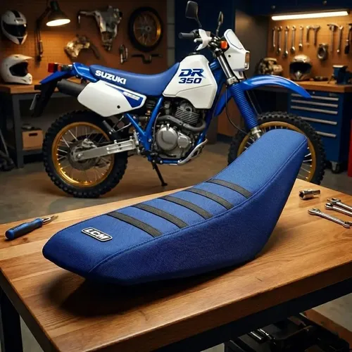 Funda Asiento Tapizado Para Dr350 Dr 350 Azul